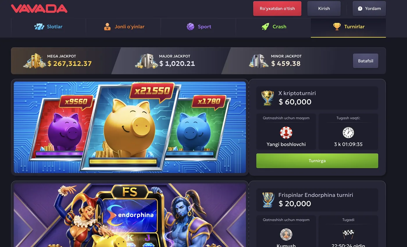 Vavada turnirlar